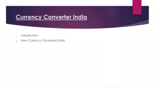 Currency Converter India