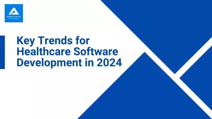 key trends for healthcare software development