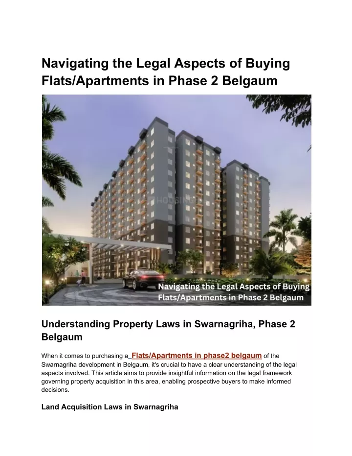 navigating the legal aspects of buying flats