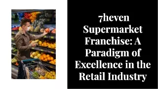 Best Supermarket Franchise