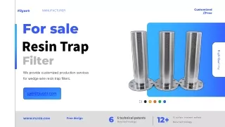 Wedge Wire Resin Trap Filter for Ion Exchange