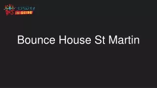 bounce house st martin