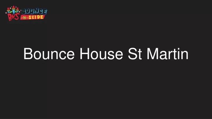 bounce house st martin