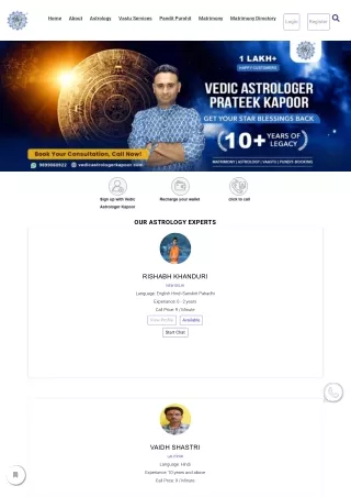 Astrology Services In Delhi