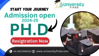 PH.D admission for session 2024-2025