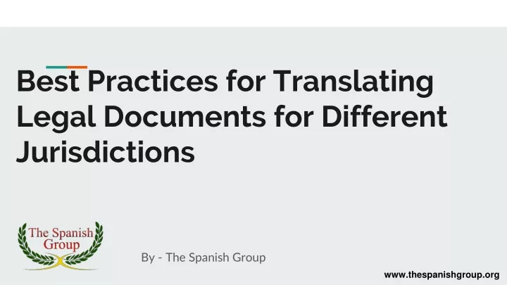 best practices for translating legal documents for different jurisdictions