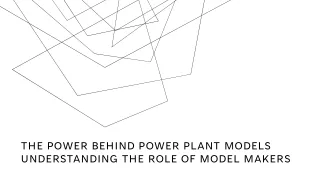 Power plant model makers