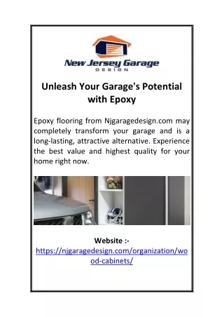 Unleash Your Garage's Potential with Epoxy