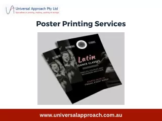 Unleash Your Creativity with Professional Poster Printing Services in Melbourne