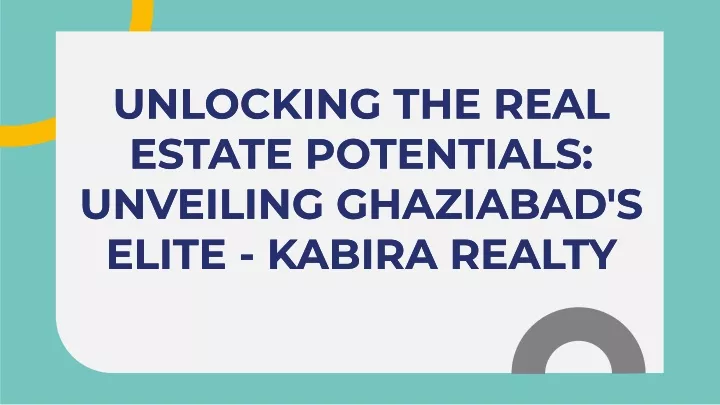 unlocking the real estate potentials unveiling