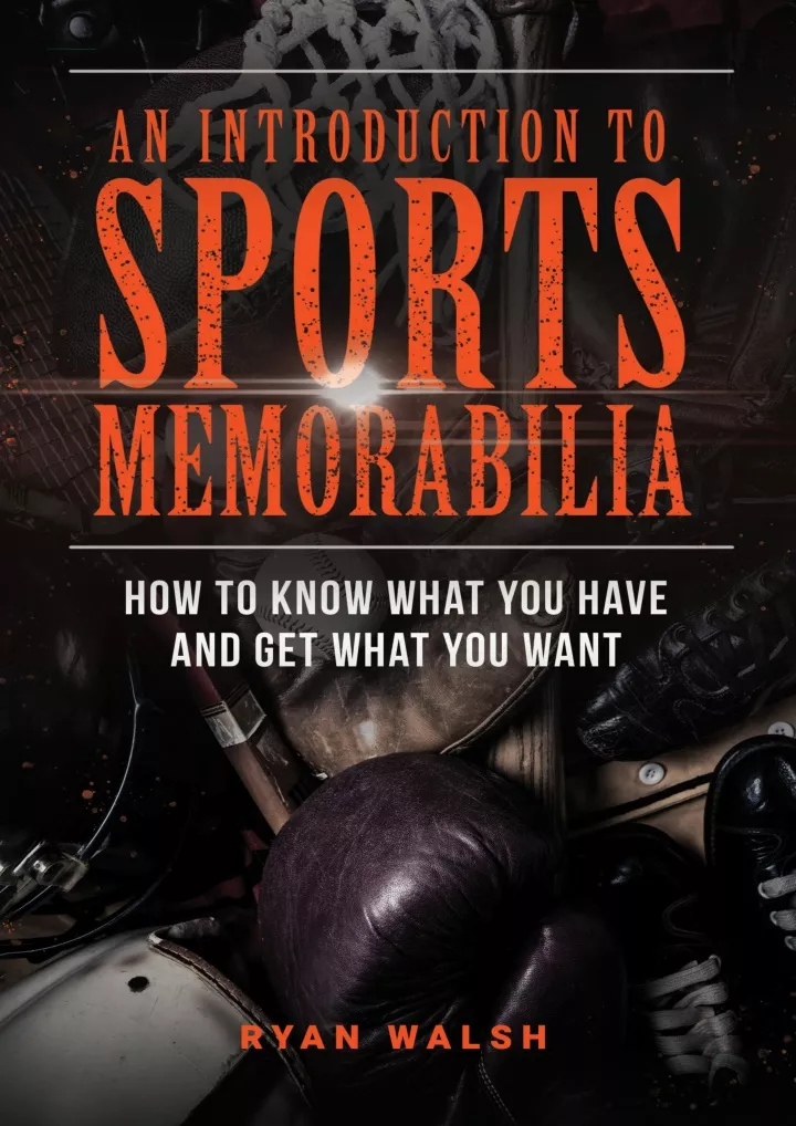 an introduction to sports memorabilia how to know