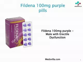 Fildena 100mg purple pills