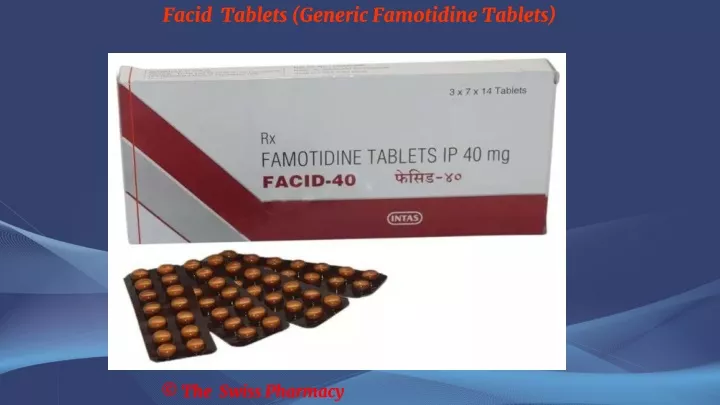 facid tablets generic famotidine tablets