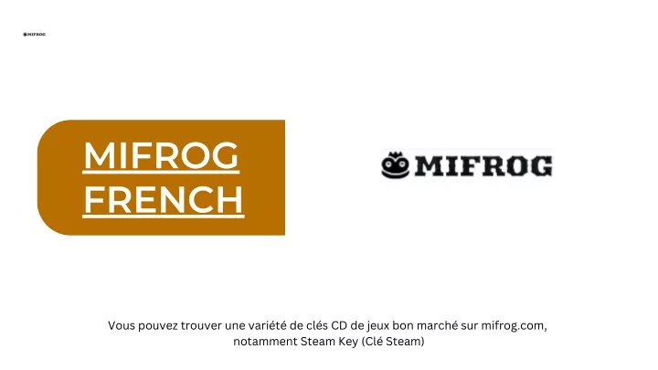 mifrog french