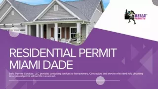 Residential Permit Miami Dade