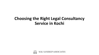 Choosing the Right Legal Consultancy Service in Kochi