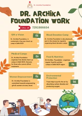 dr archika foundation work