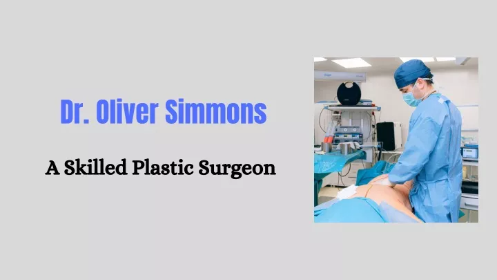 dr oliver simmons