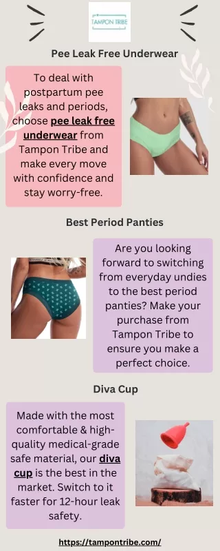 Pee Leak Free Underwear