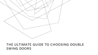 THE ULTIMATE GUIDE TO CHOOSING DOUBLE SWING DOORS_