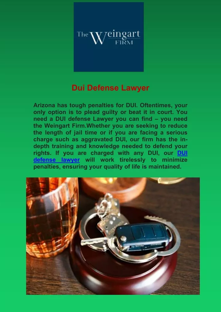 dui defense lawyer