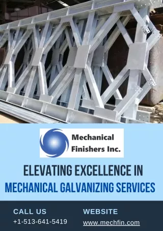 Elevating Excellence in Mechanical Galvanizing Services