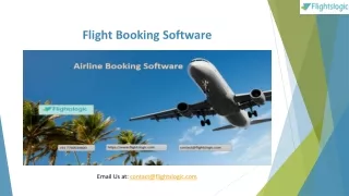 flight booking software