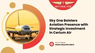 Sky One Aviation: Your Gateway to the Skies for Premier Flight Training