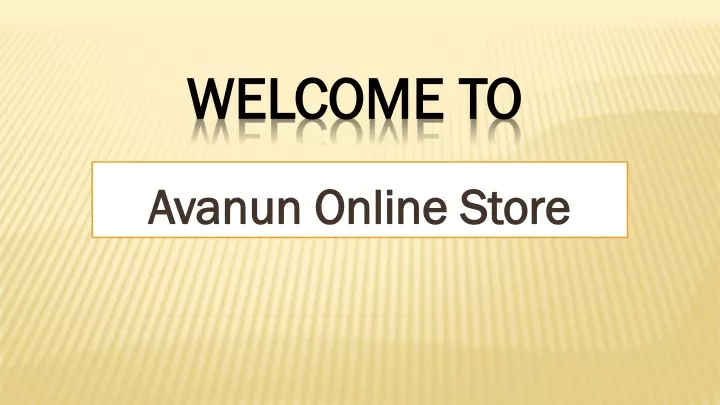 avanun online store