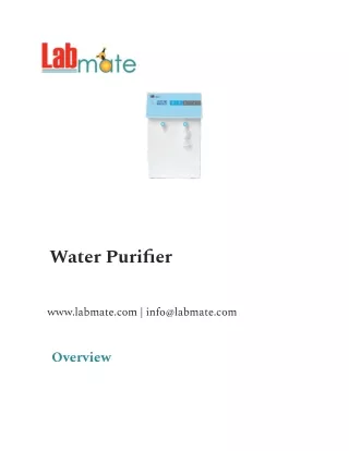 water purifier
