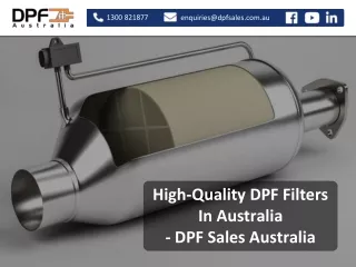 High-Quality DPF Filters In Australia - DPF Sales Australia