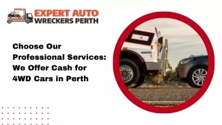 Choose Our Professional Services We Offer Cash for 4WD Cars in Perth
