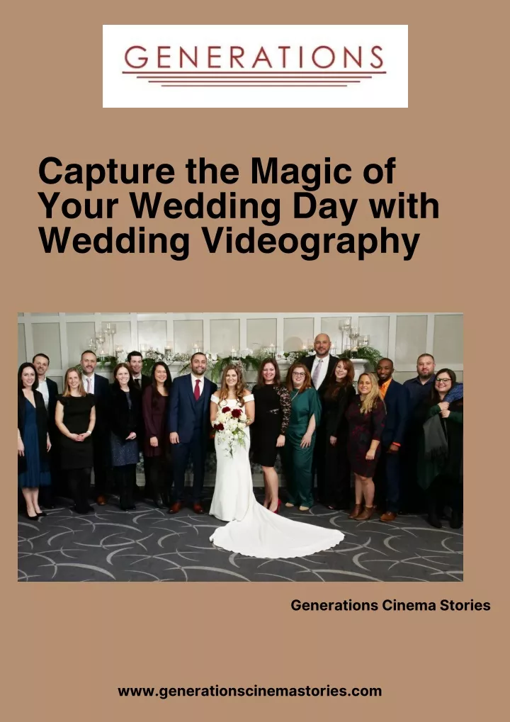 capture the magic of your wedding day with