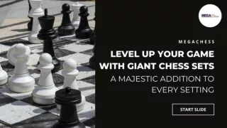 Level Up Your Game with Giant Chess Sets: A Majestic Addition to Every Setting