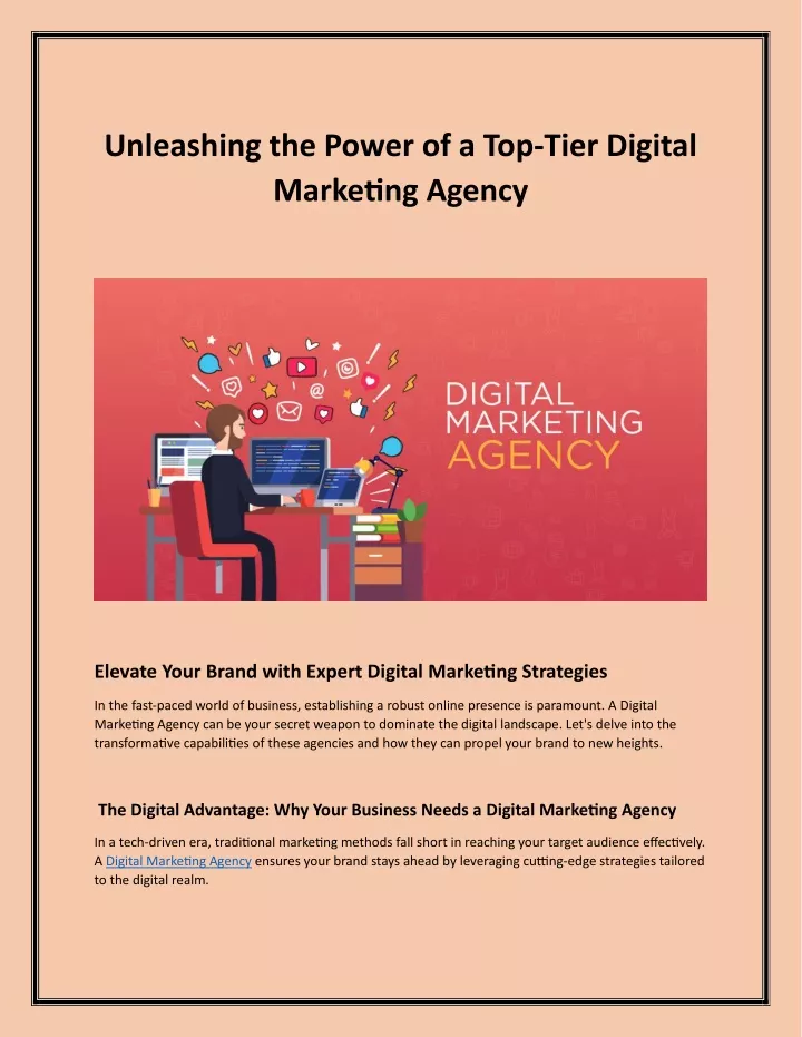 unleashing the power of a top tier digital