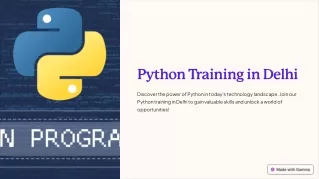 python training in delhi