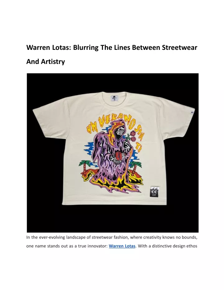 warren lotas blurring the lines between streetwear