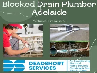 blocked drain plumber adelaide