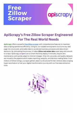 APISCRAPY's Free Zillow Scraper