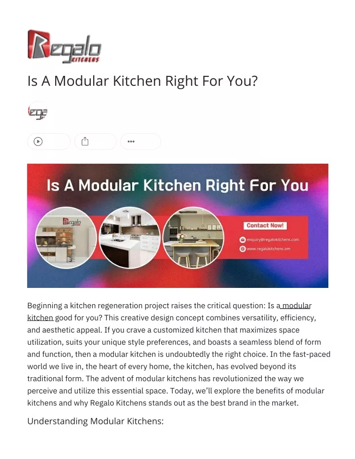 is a modular kitchen right for you