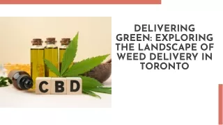 WeedFans Cannabis Delivery in Toronto:Your Reliable Source for Quality Products.