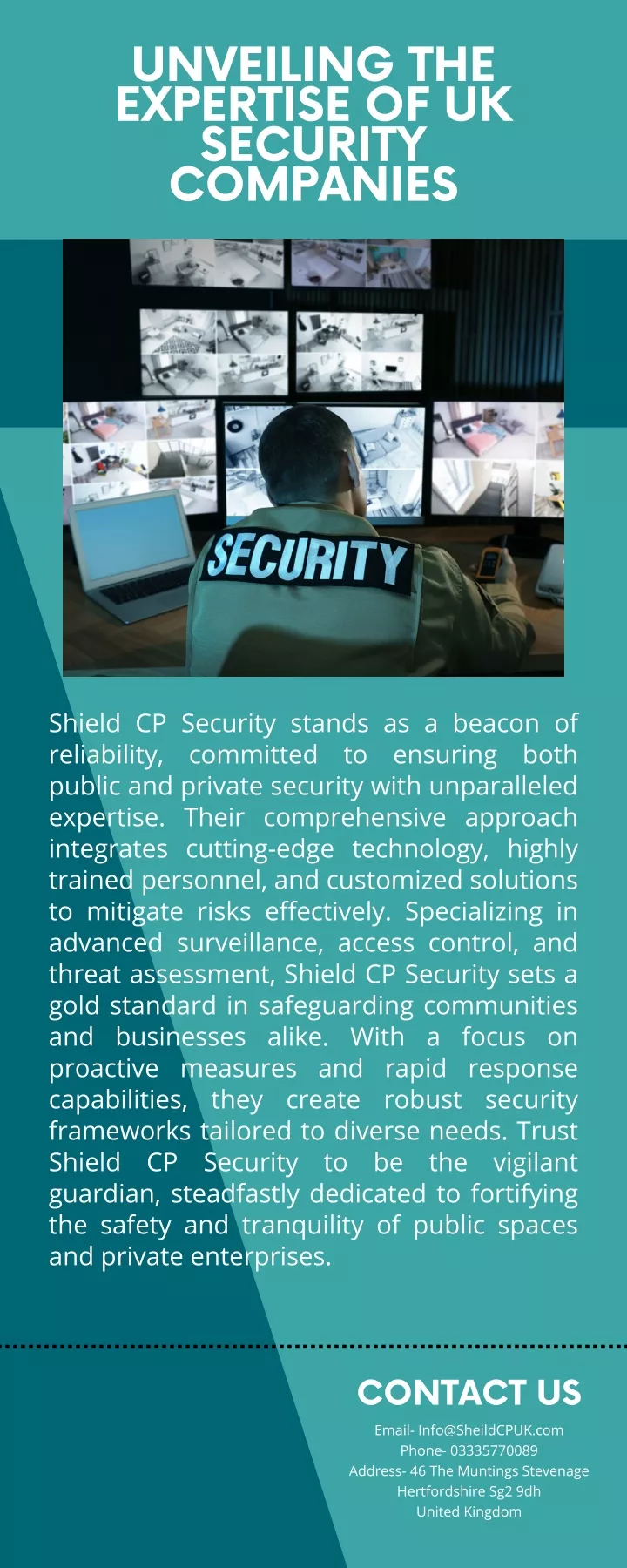 unveiling the expertise of uk security companies