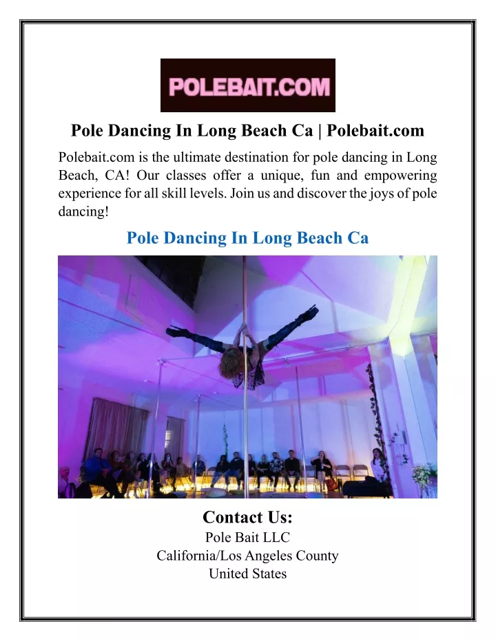 pole dancing in long beach ca polebait com