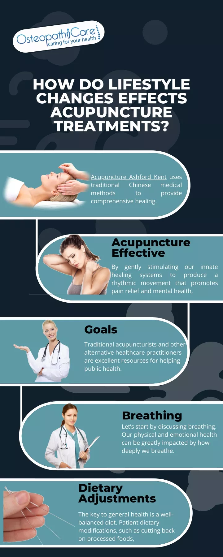 how do lifestyle changes effects acupuncture