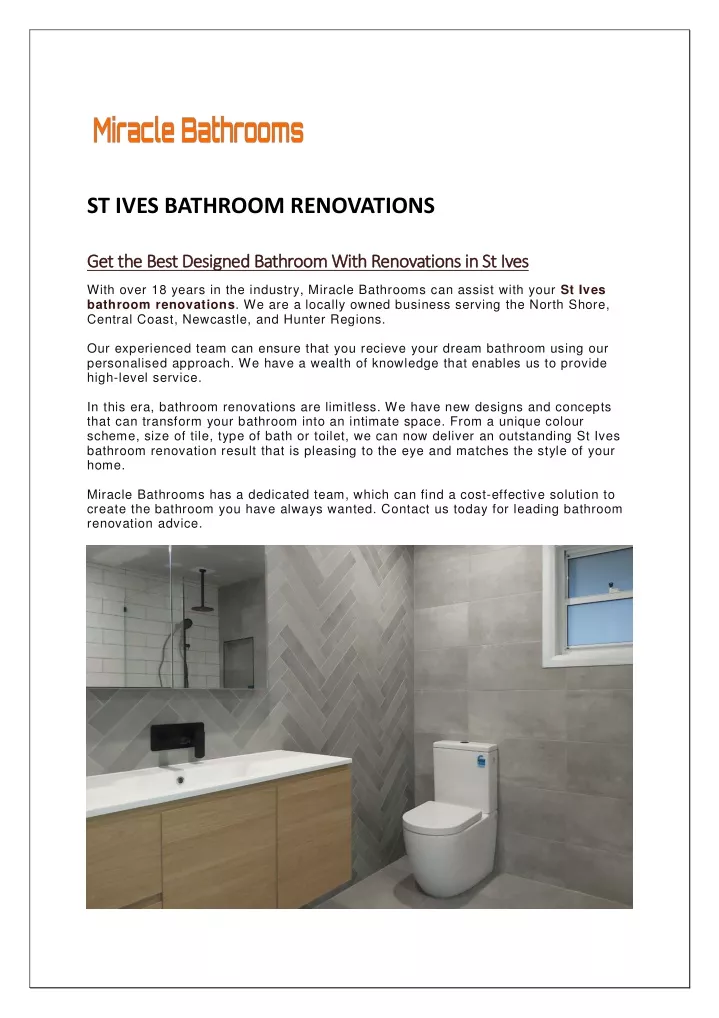 st ives bathroom renovations get the best
