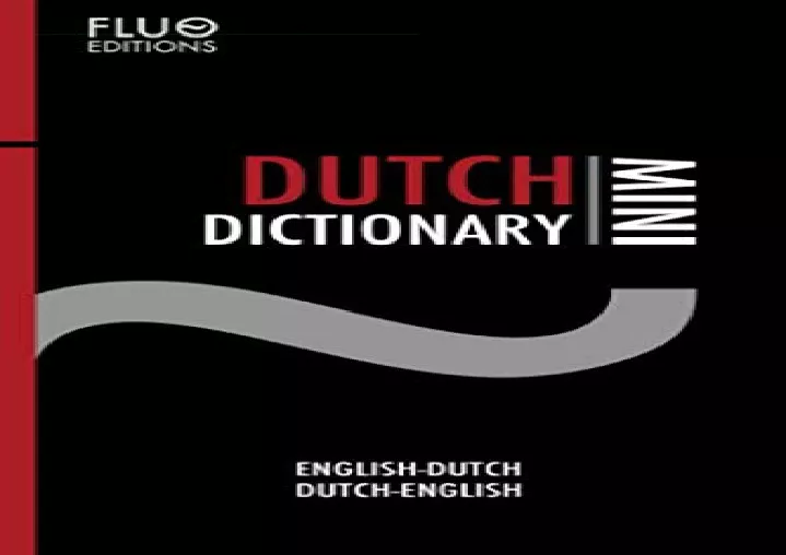 pdf read dutch mini dictionary download pdf read