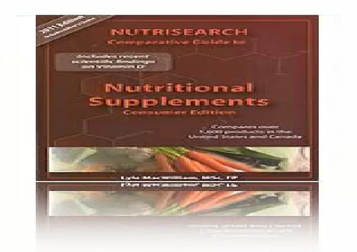 download pdf nutrisearch 2011 comparative guide