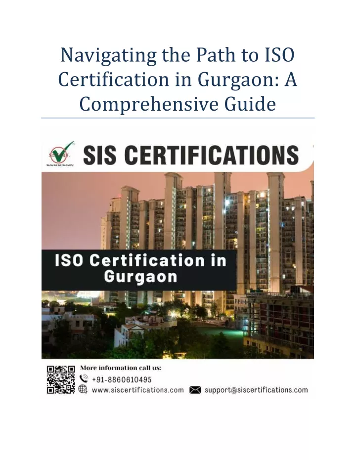 navigating the path to iso certification