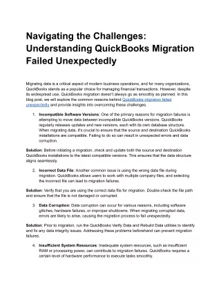 Navigating the Challenges_ Understanding QuickBooks Migration Failed Unexpectedly