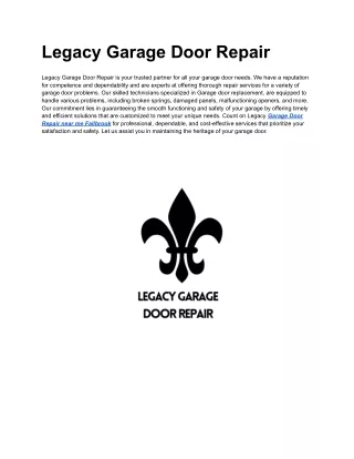 Garage Door Repair near me Fallbrook